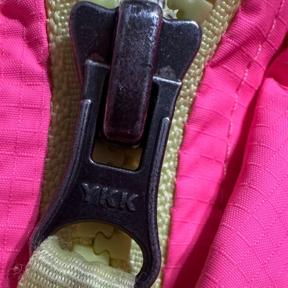 The North Face Zip Hyvent Rainjacket Coat Kid Girl Waterproof Windbreaker Pink - Picture 6 of 8